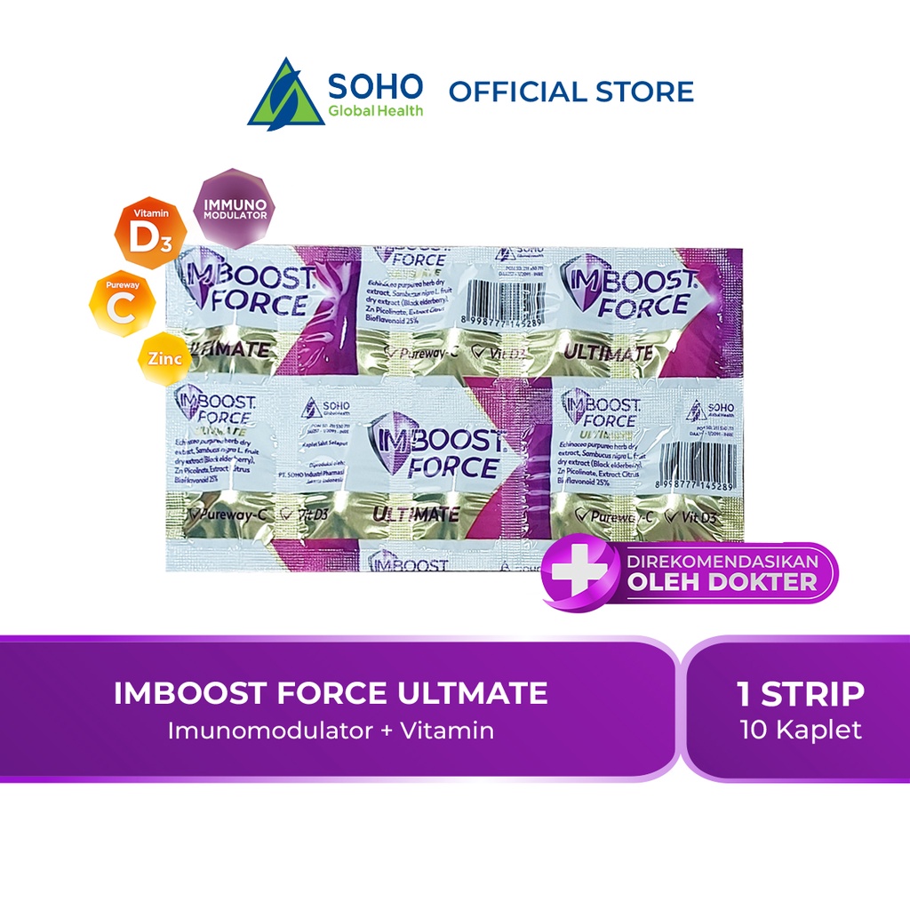 Imboost Force Ultimate - 1 Strip 10 @Tablet