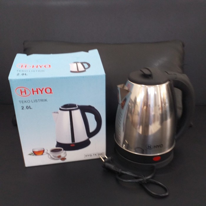 Best Seller Teko Pemanas Air Listrik Otomatis 2Lt Hyq-Tk200/Mug Listrik Stainless