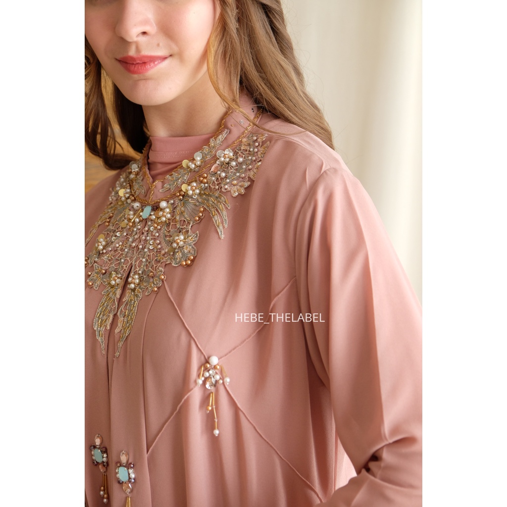 Keyla Kaftan Dress Pakaian Lebaran Idul Fitri Wanita
