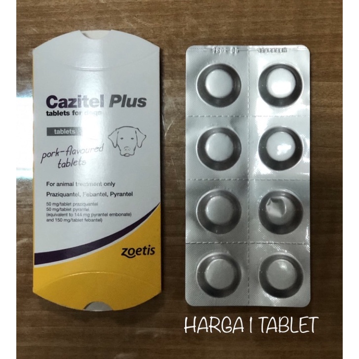 CAZITEL PLUS / OBAT CACING ANJING