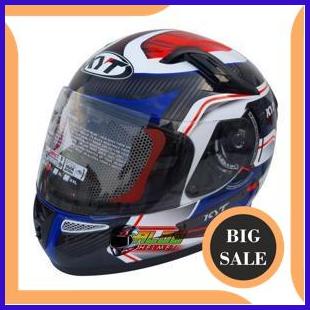 limited stock PROMO KYT K2 RIDER SERI 2 WHITE CARBON BLACK BLUE ORIGINAL HELM SNI TERMURAH 140ZZ3