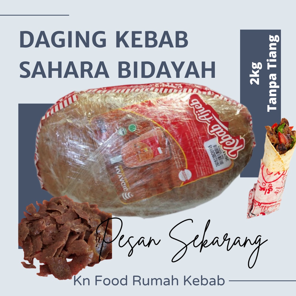 

Daging Sahara Bidayah 2 kg / Daging Kebab Non Tiang MIX Bidayah 2KG