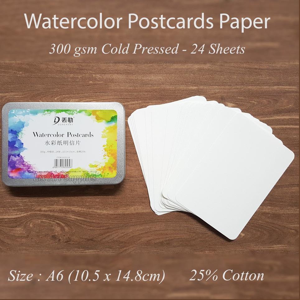 

[ART. 62297] Dwurer Watercolor Postcard Paper - Cold Pressed 300gsm (10.5 x 14.8cm)