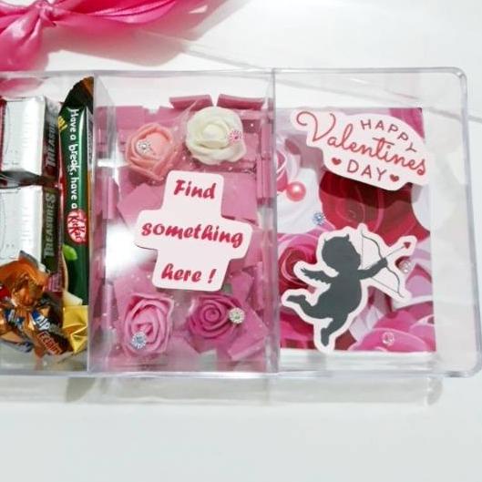 

➱ Valentine Chocolate 'Surprise' Gift Box 2 / Hadiah Cokelat Valentine Unik Pacar dan Teman ✥
