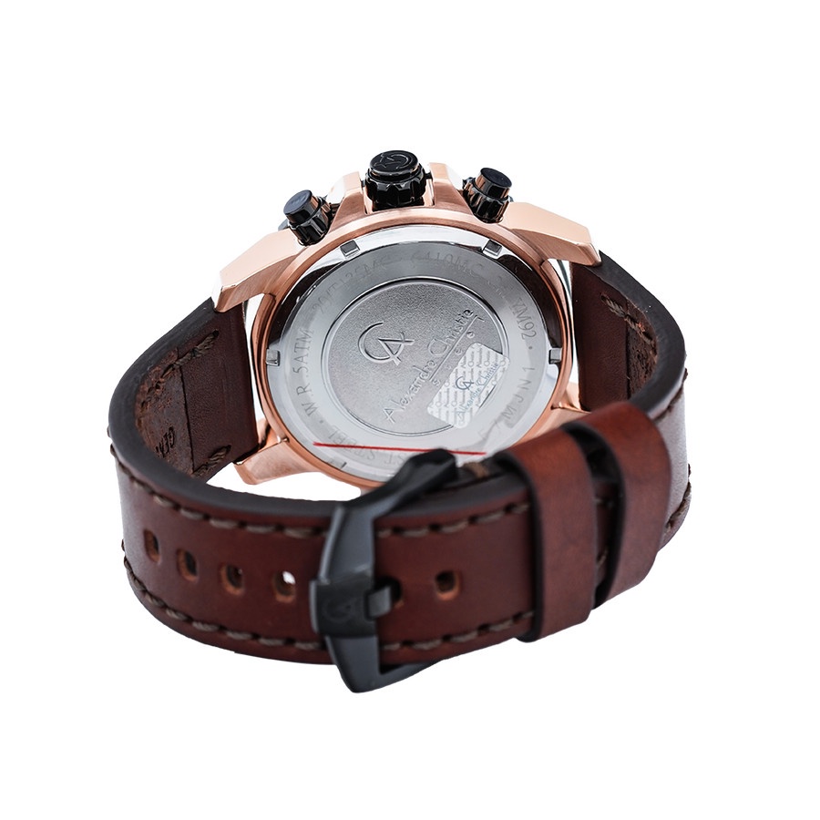 ORIGINAL Jam Tangan Pria Alexandre Christie AC 6410 / AC6410 / 6410 Garansi Resmi 1 Tahun, Leather