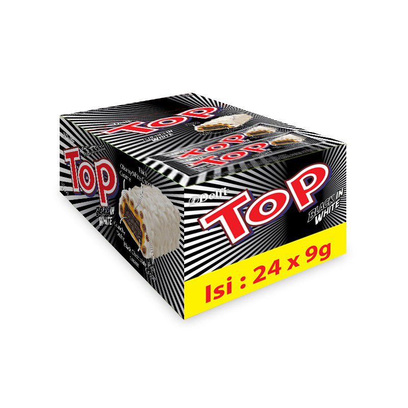 

Cokelat Top Delfi Black white 9gram x 24 pcs