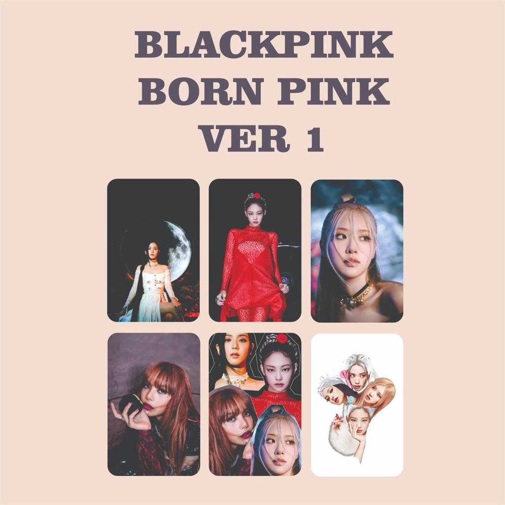 PHOTOCARD BLACKPINK BORN PINK