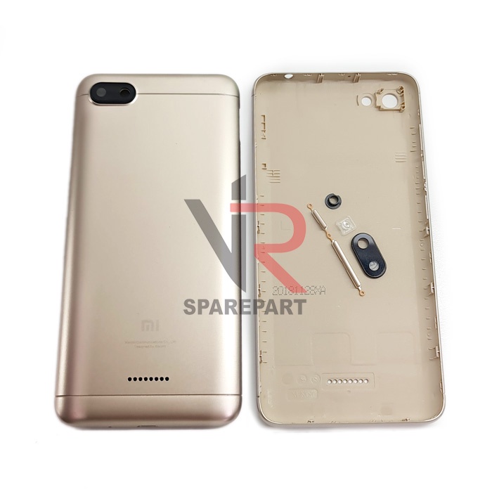 BACK COVER XIAOMI REDMI 6A BACK DOOR / TUTUP BELAKANG (SINGLE SIM)