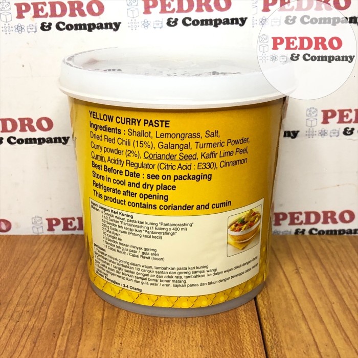 

Pantai - Yellow curry paste/ kari kuning Thailand 400 gr