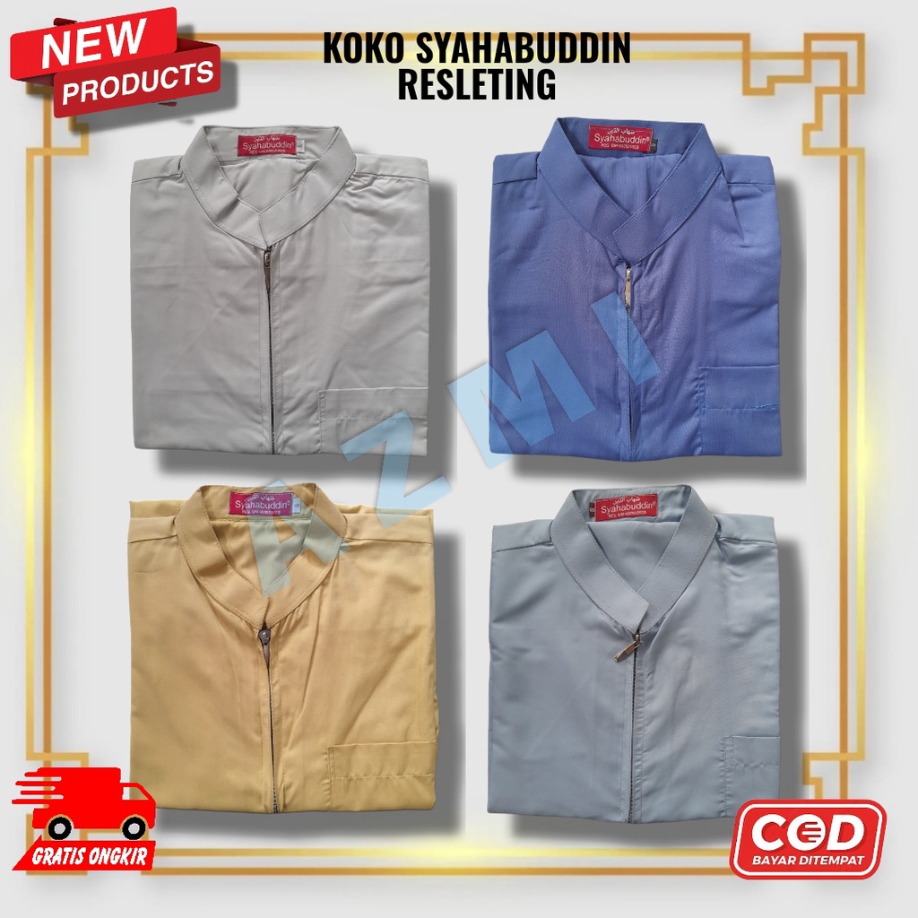 Promo Koko Syihabudin Yamani Resleting, koko taqwa syahabuddin Size XL lengan panjang