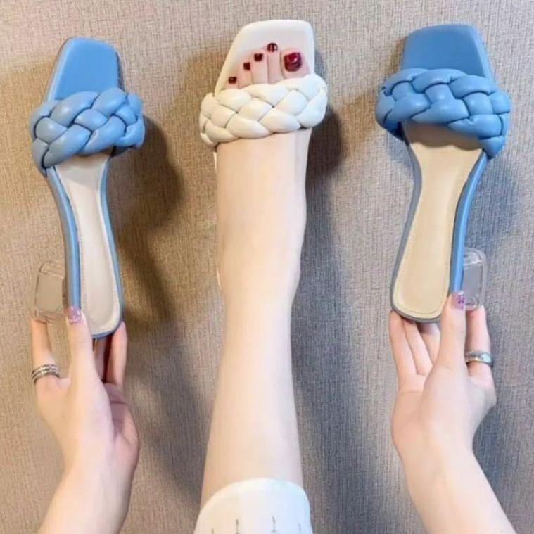 TERLARIS HEELS HAK KACA SINDERELA D 02