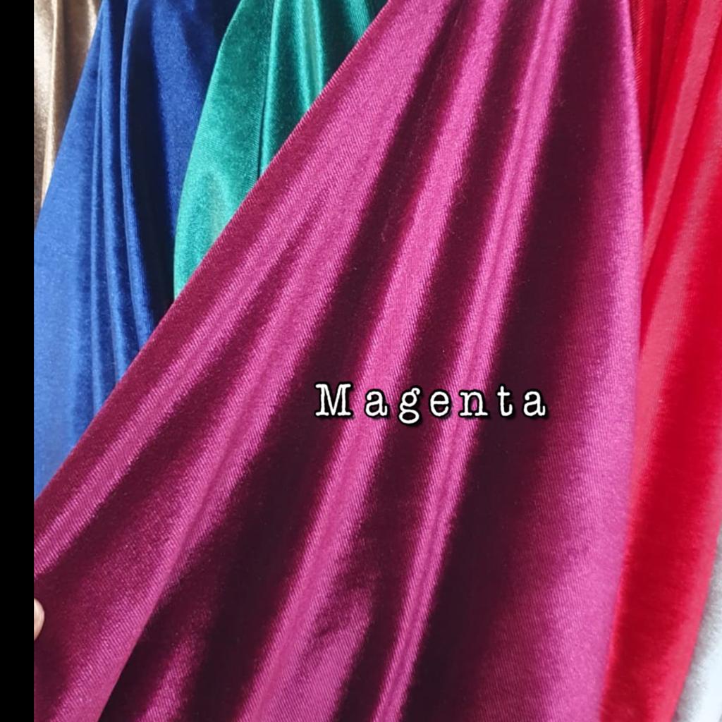 Kain -bahan Bludru / kain beludru/ cocok gaun dress seragaman gamis dll / TERMURAH