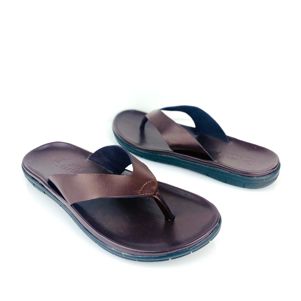 PS kian Sandal Pria Kulit Asli sandal jepit sandal slop sandal pria