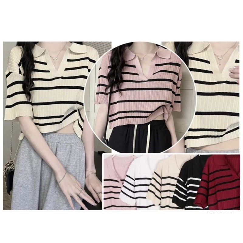 atasan bangkok - kaos bkk - kaos zara - kaos jumbo - atasan rajut - atasan zara - croptop impor - cr