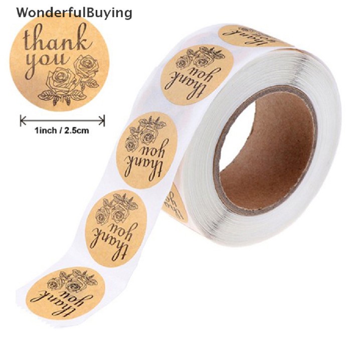 

Terlaris Cutting Num Wbid Belle 500Pcsroll Thank You 571K3 For Seal Label Sc