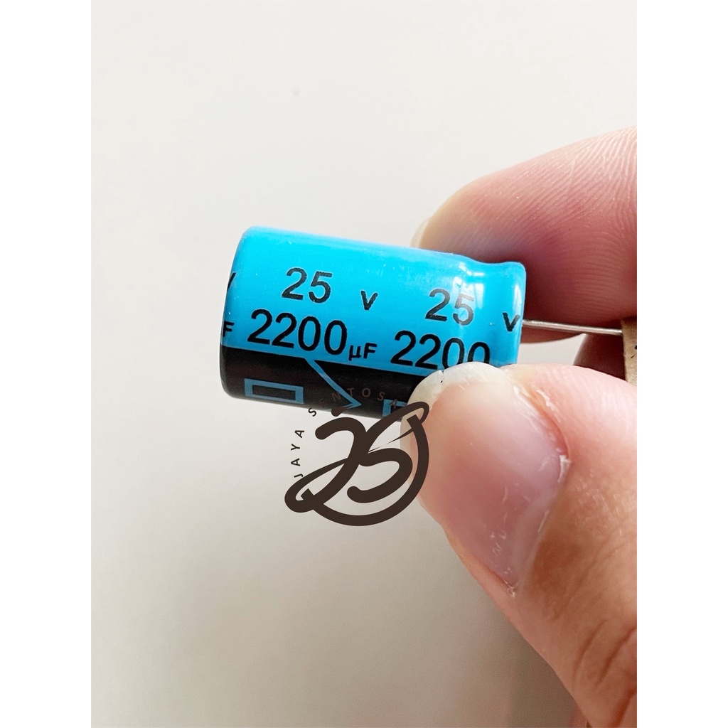 ELCO 2200UF 25V ROLL (1 BUAH) KAPASITOR CAPACITOR ELCO KAPASITOR ELKO KAPASITOR 2200 UF 25 V ROLL