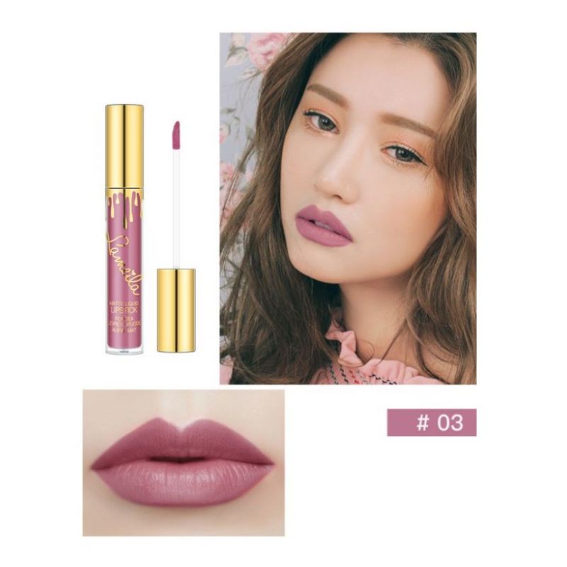 LIP CREAM MYB LIPSTIK WATERPROOF & CANTIK-03 LAMEILA GLAZ