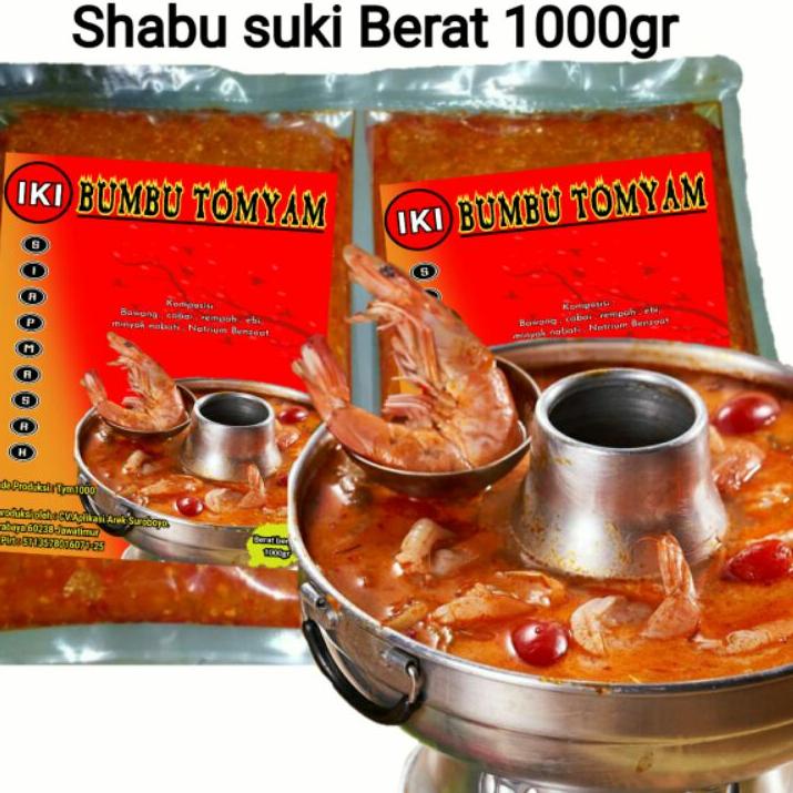 

☏ Bumbu tomyam 1kg | bumbu shabu suki | bumbu steamboat | tomyam | ikishabuyaki | perencah tomyam ☼