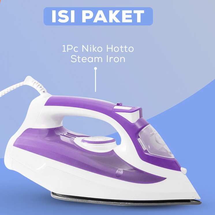 SETRIKA UAP NIKO HOTTO / STEAM IRON SETRIKA BAJU