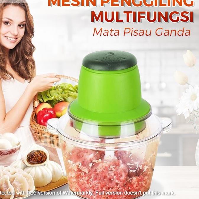 ➫ Blender Serbaguna Gilingan Daging Chopper Blender Daging Elektrik Meat ➢