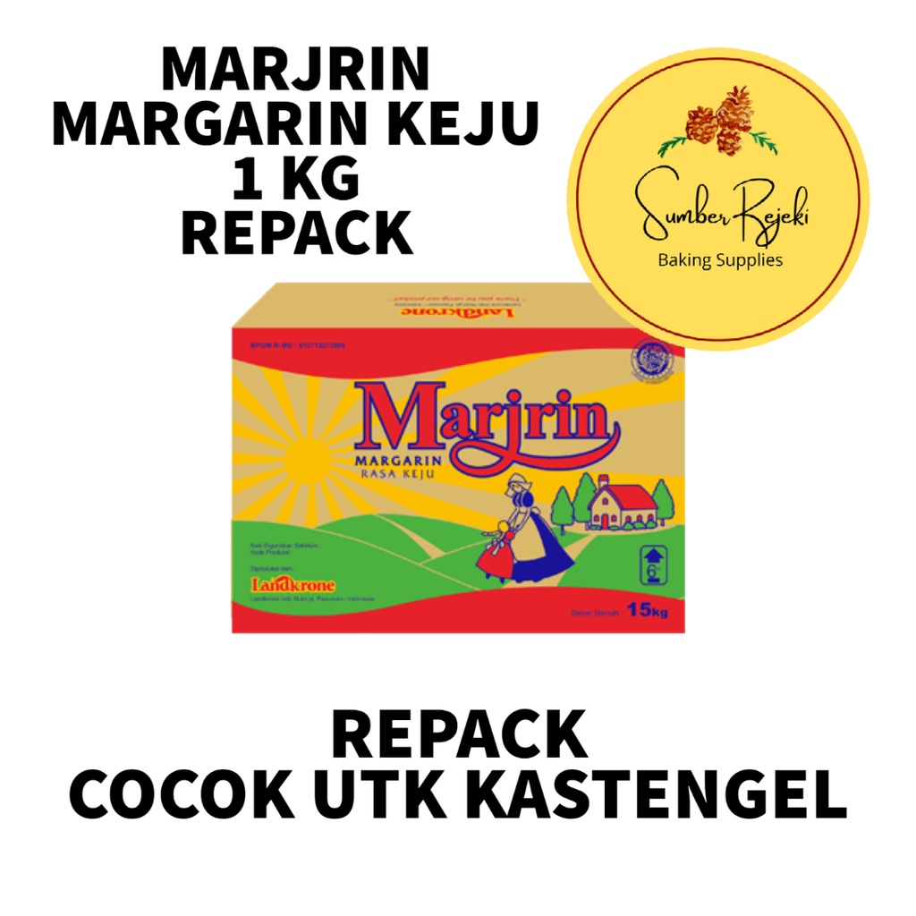 

Marjrin Margarin Mentega Rasa Keju Cocok Untuk Kastengel 1 KG / 1kg