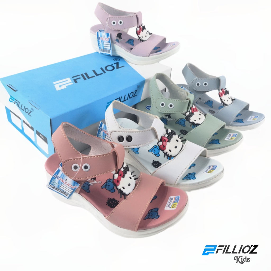 Sandal Anak Perempuan / Sandal Anak Cewek Let Hellokity Original Fillioz M27