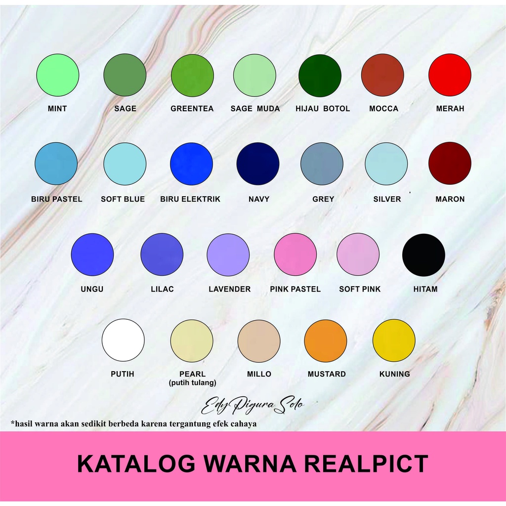 akrilik warna kotak bahan mahar(WAJIB BACA DESKRISPI)