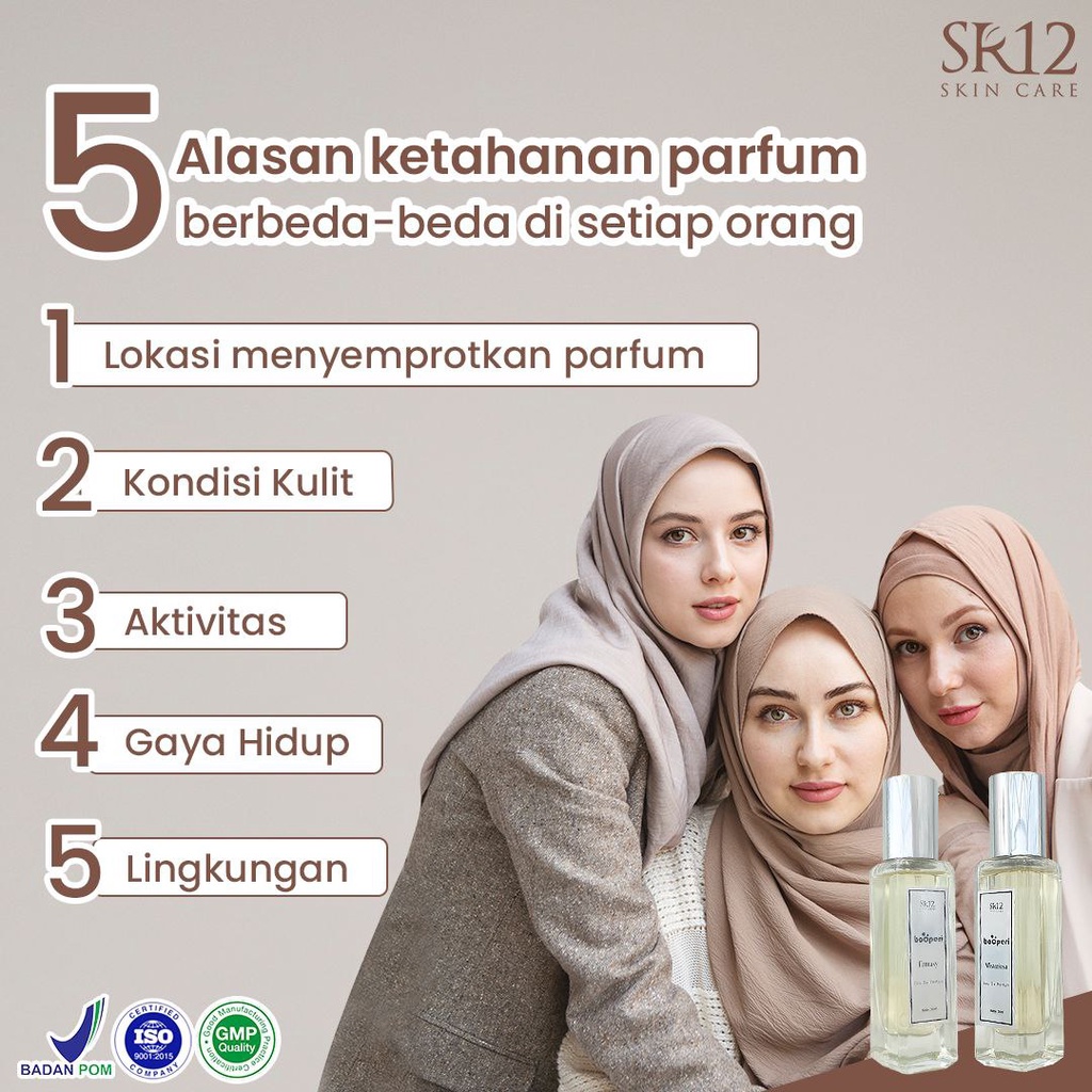 SR12 BOOPERI PARFUME 30 ML / TAHAN HINGGA 12 JAM / PARFUM UNISEX / EAU DE PARFUME (EDP)