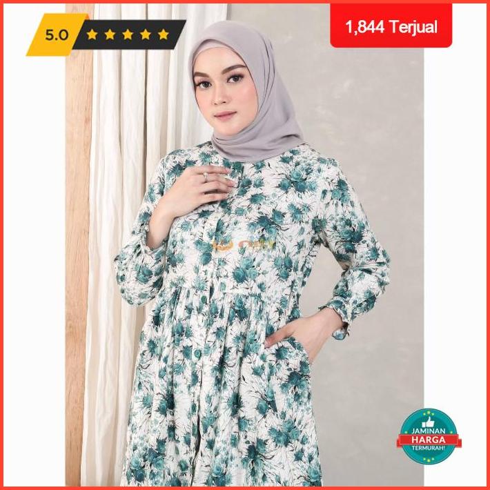 Puncak Promo Tunik Katun Jepang Original / Busui Friendly Terlaris