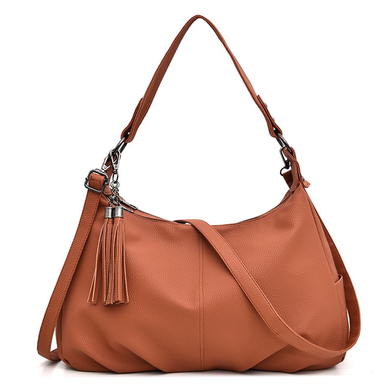 LADIESSTYLE [COD] TAS BAHU TOTE BAG KAPASITAS BESAR BAHAN KULIT PU TAS IMPORT 285 P1699
