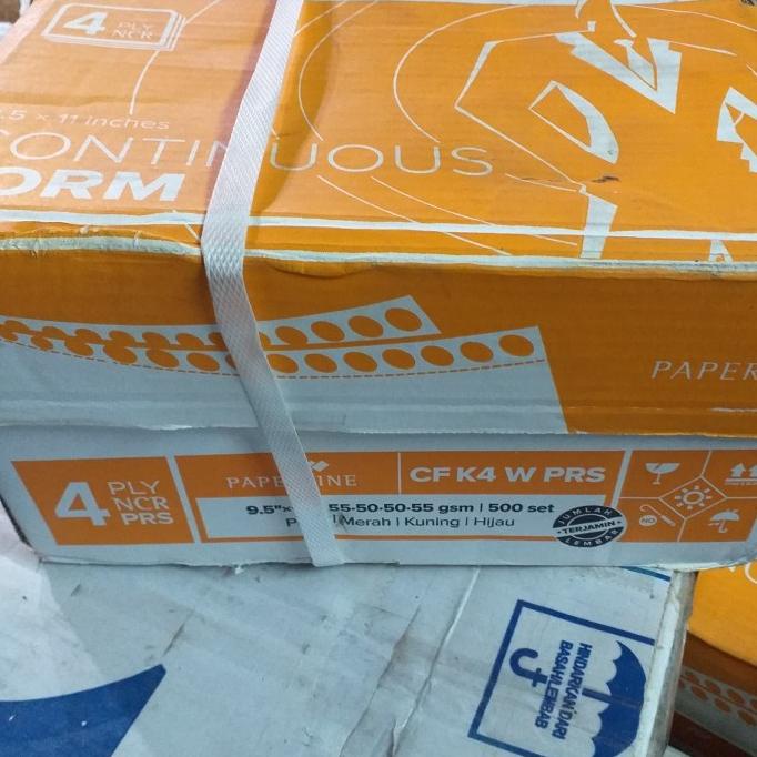 

Kertas Continuous Form 9.5 x 11" 4ply Bagi 2 (PRS) - Paperline