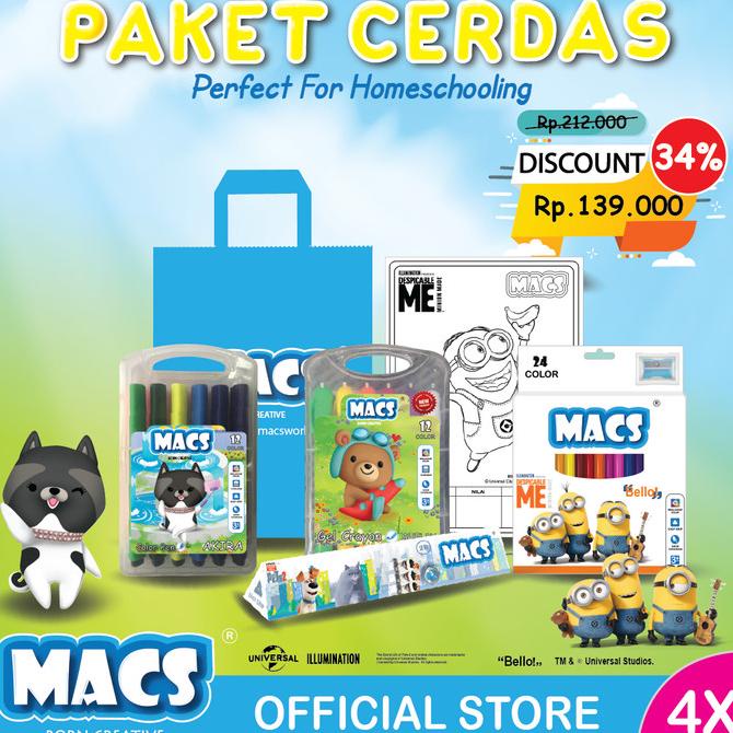 

Paket Cerdas Mewarnai Pensil Warna Gel Crayon Color pen Set
