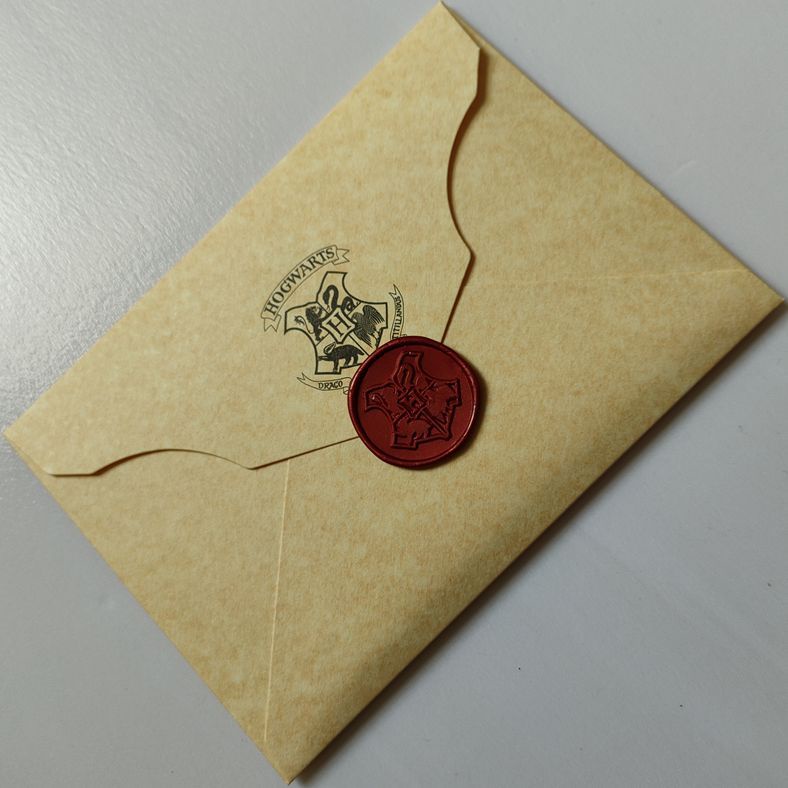 HPSE harry seal surat merah sekolah vintage letter sealing wax