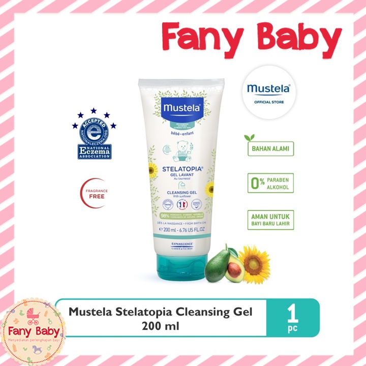 MUSTELA STELATOPIA CLEANSING GEL 200ML