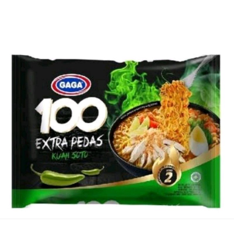 

Mie Gaga 100 Varian Soto Pedas dan Goreng Pedas