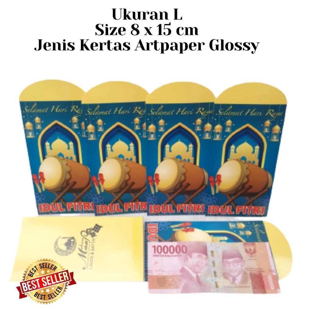 

CUCI GUDANG 100PCS AMPLOP LEBARAN AMPAU UANG LEBARAN IDUL FITRI UKURAN BESAR L MOTIF MASJID MARON .