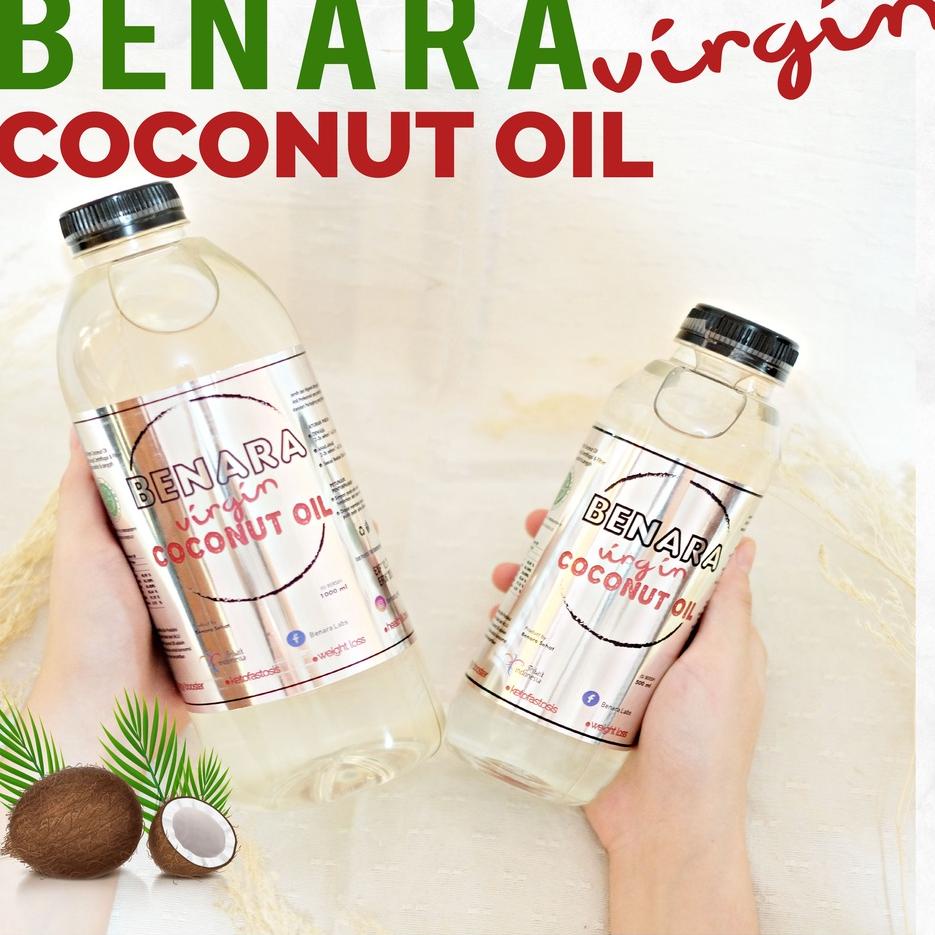 

℗ 1000 ml - 500 ml Minyak Kelapa Murni - Benara ✰