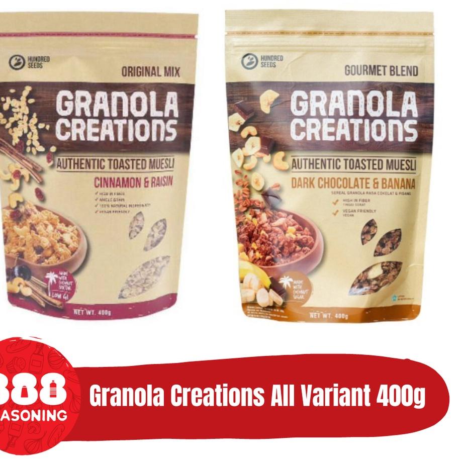 

℮ HUNDRED SEEDS GRANOLA CREATION 400G Ω