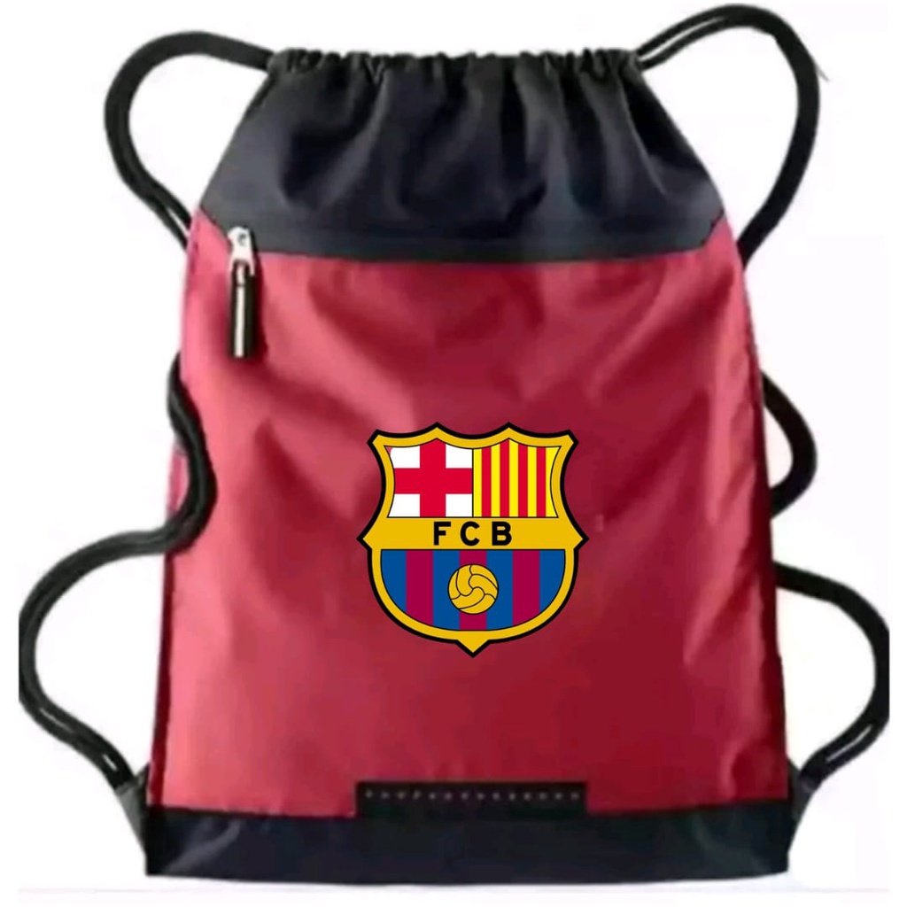 Tas Serut Gymsack Barcelona - Tas serut Waterproof Olahraga Vpd Sepak Bola - Tas serut Anti Air selempang