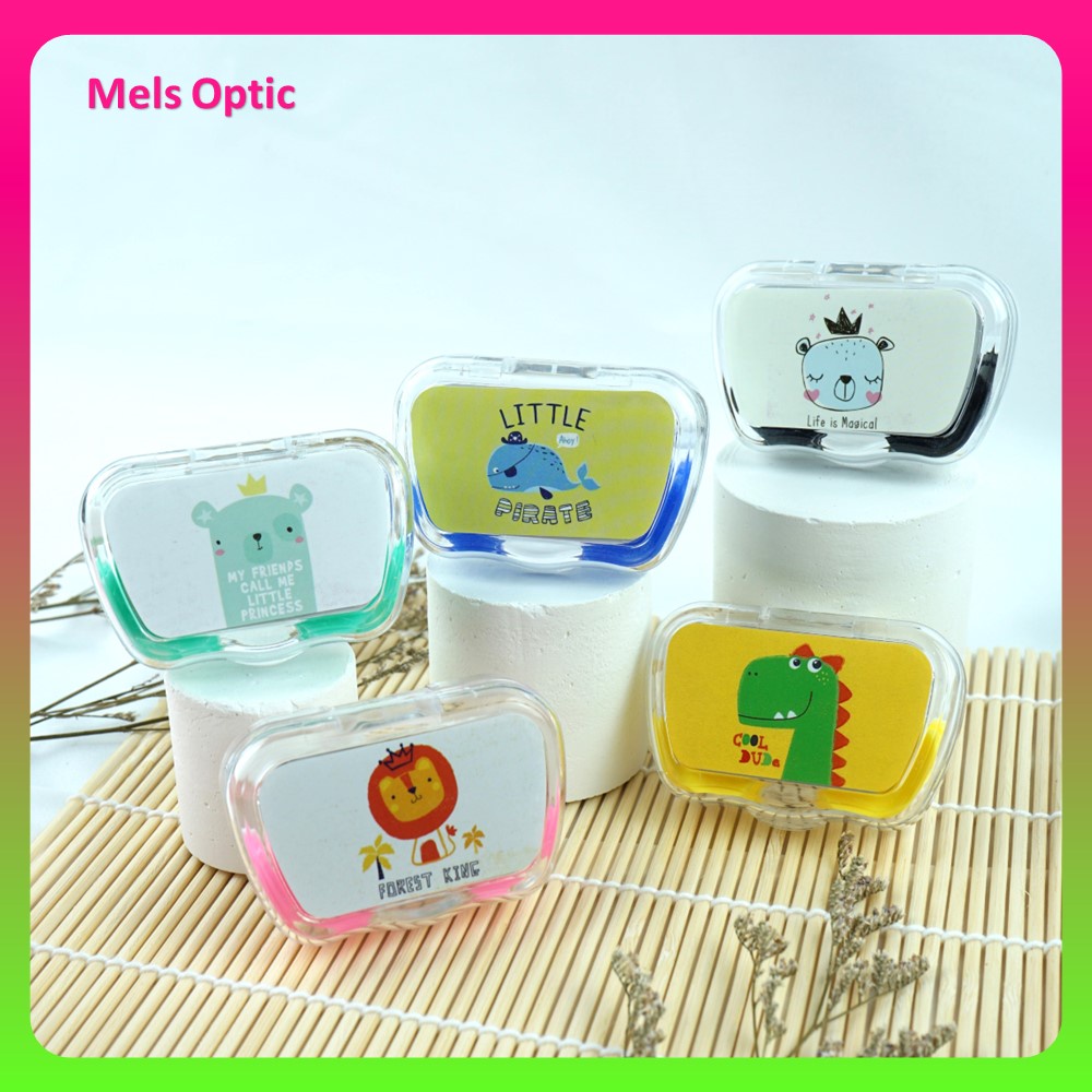 Tempat Softlens Mini Kartun Tranparan