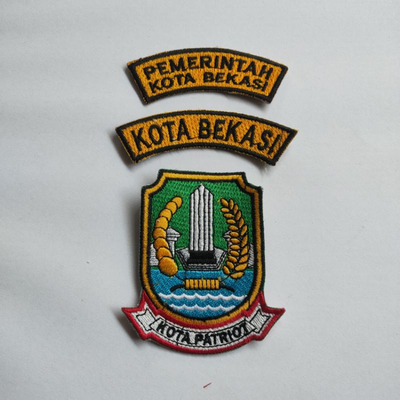 Logo Bordir Kota Bekasi / Logo Kota Bekasi / Bordir Logo Kota Bekasi / Bordir Kota Bekasi / Logo Bor