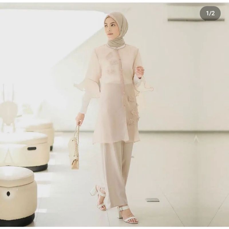 Outer by Muda Official mirip Organza Outer Haidee Orlin