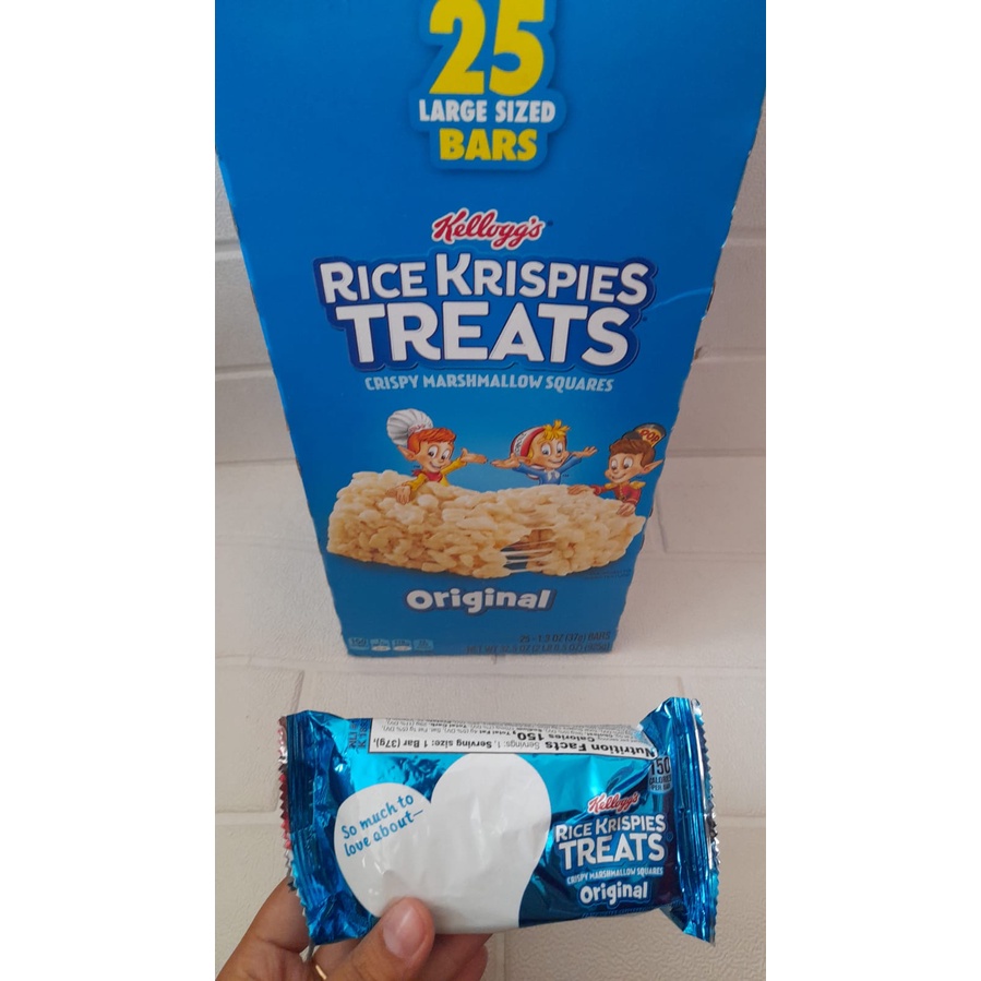 Kelloggs Rice Krispies Treats Original 37 gr Per Pcs