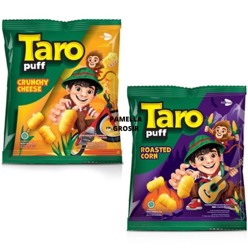 TARO PUFF ROASTED CORN  60g ANEKA SNACK ANEKA CAMILAN  SNACK makanan ringan jajanan cemilan camilan 