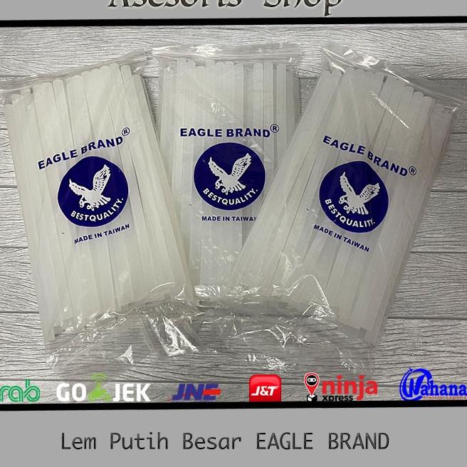 

[ART. 8866] Isi Lem Tembak Putih EAGLE Brand | Lem Putih KECIL merk EAGLE | Lem Putih BESAR merk EAGLE 1KG