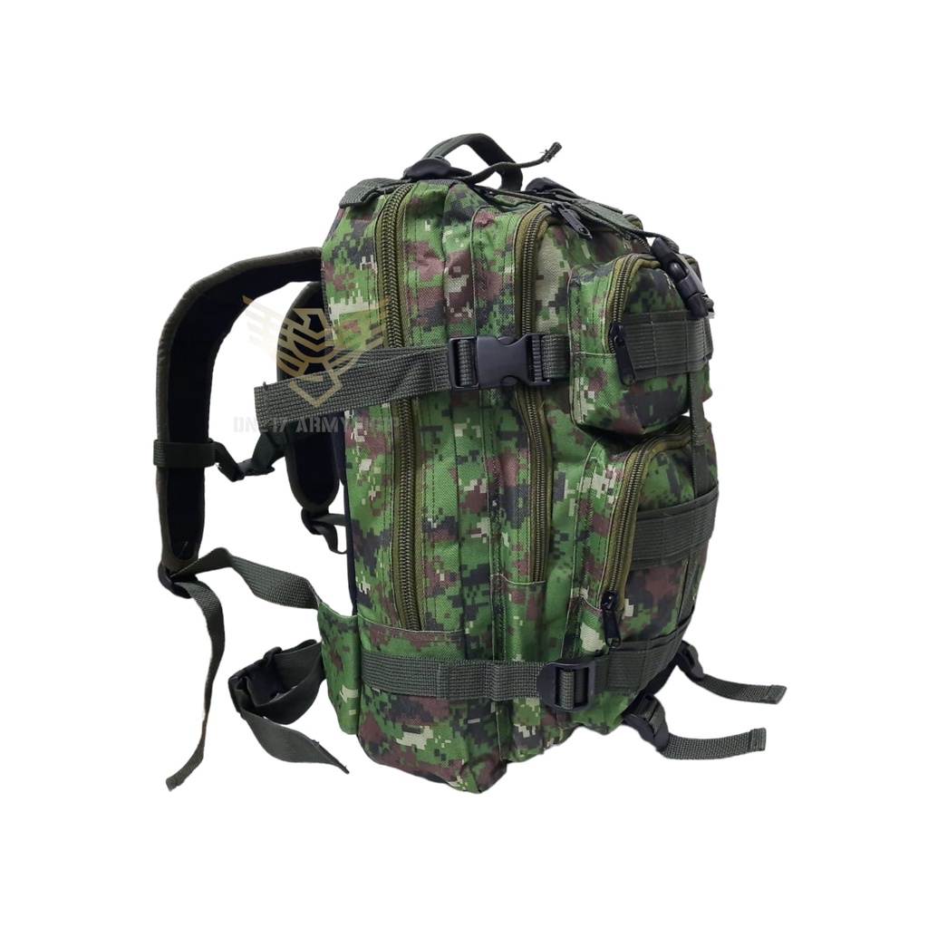 Tas punggung libanon hijau army/black/hitam/tan/gurun tni ad cordura