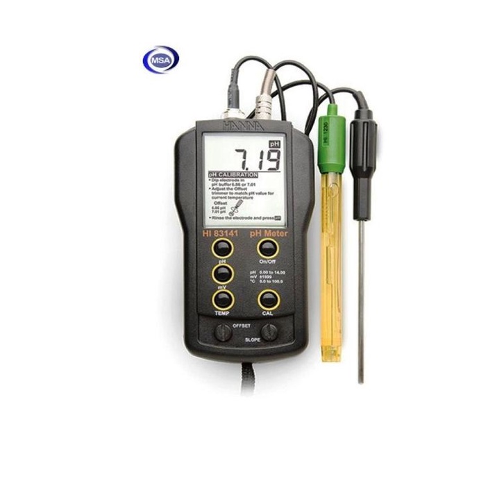 pH Meter Electrode and Temp Probe Hanna instruments HI 83141 HI83141 hen05