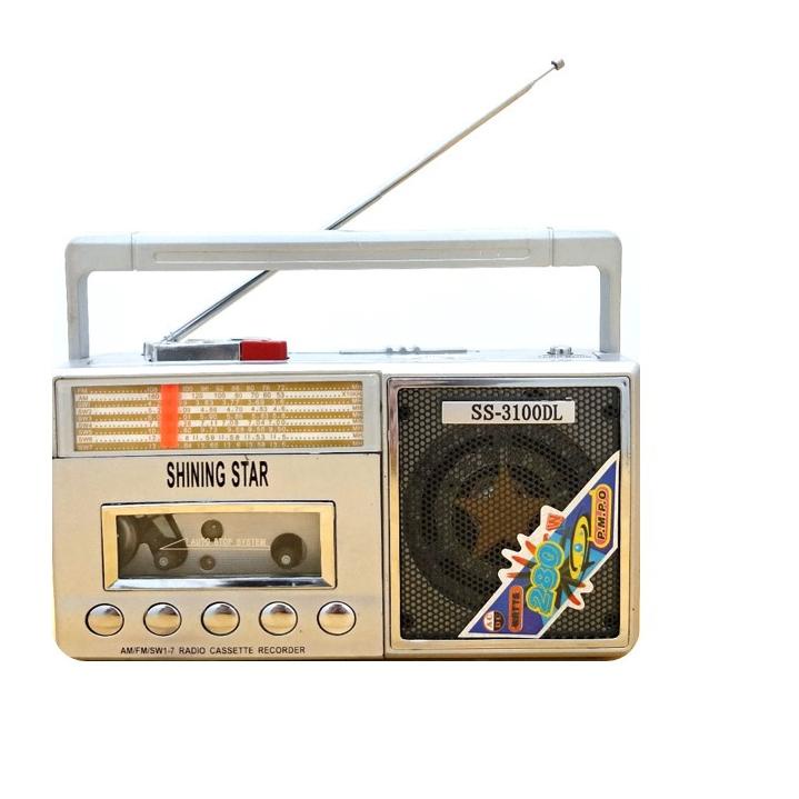 ➶ Radio FM AM SW Portable Radio Tape Pemutar  Cassette Player ♧