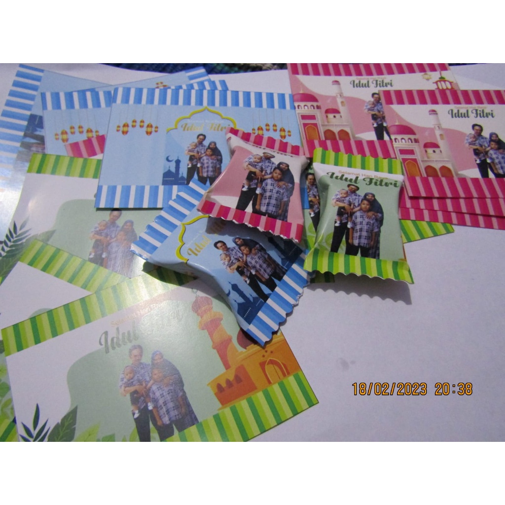 

Amplop permen custom foto