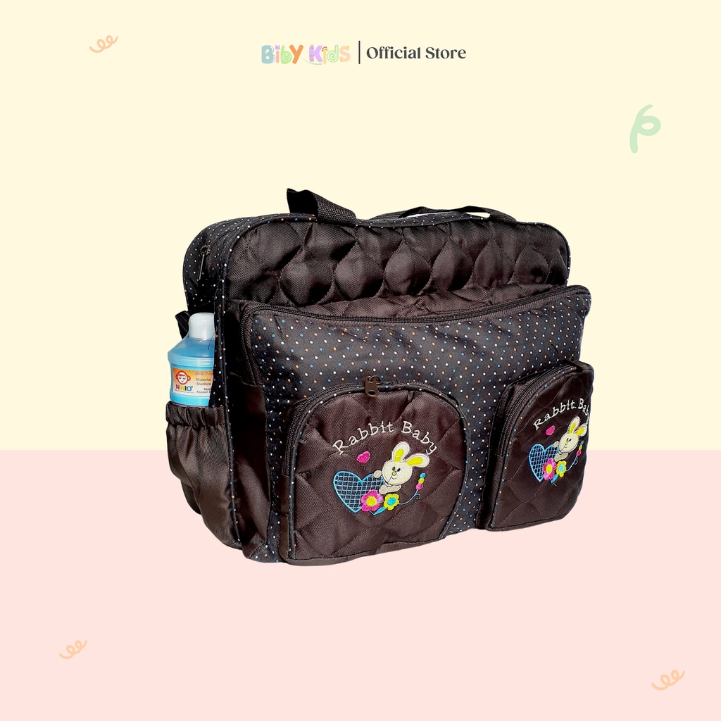 Tas Bayi Multifungsi Besar Slempang Murah Tas Travel Bag Jumbo Diaper Bag Newborn Perlengkapan Traveling Baby